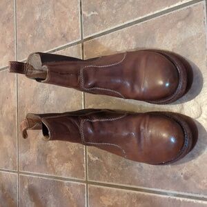 Bed Stu Women's Brown Leather Chelsea Boots Size 6.5
